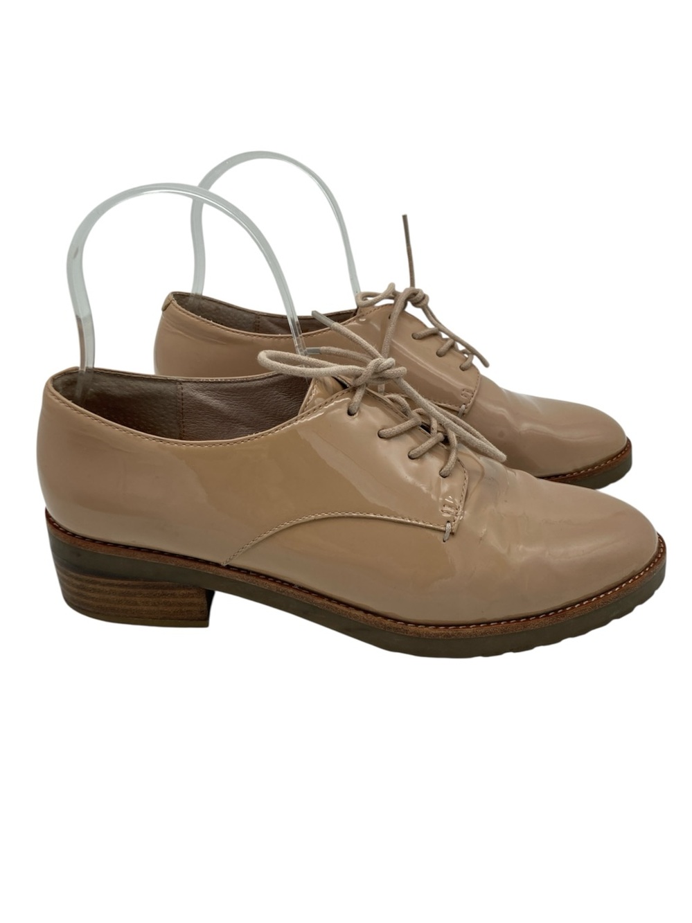 Rebecca Minkoff Patent Leather Nude Oxfords